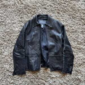 genuine leather Banana Republic jacket